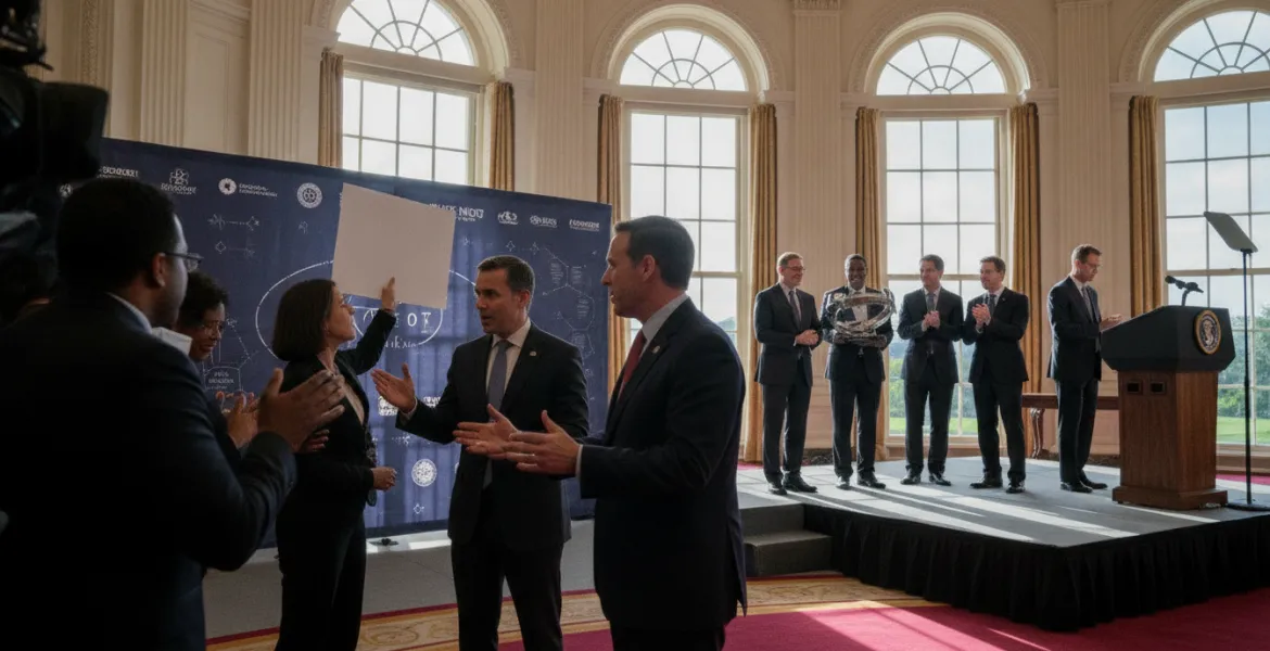 Trump incorona i signori del silicio: Medaglie Nazionali a Musk, Huang e Brin