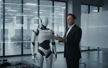 Tesla Optimus: Elon Musk ridimensiona la memoria dei robot per battere la crisi dei chip