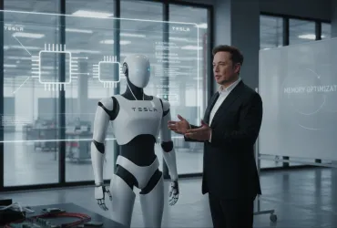 Tesla Optimus: Elon Musk ridimensiona la memoria dei robot per battere la crisi dei chip