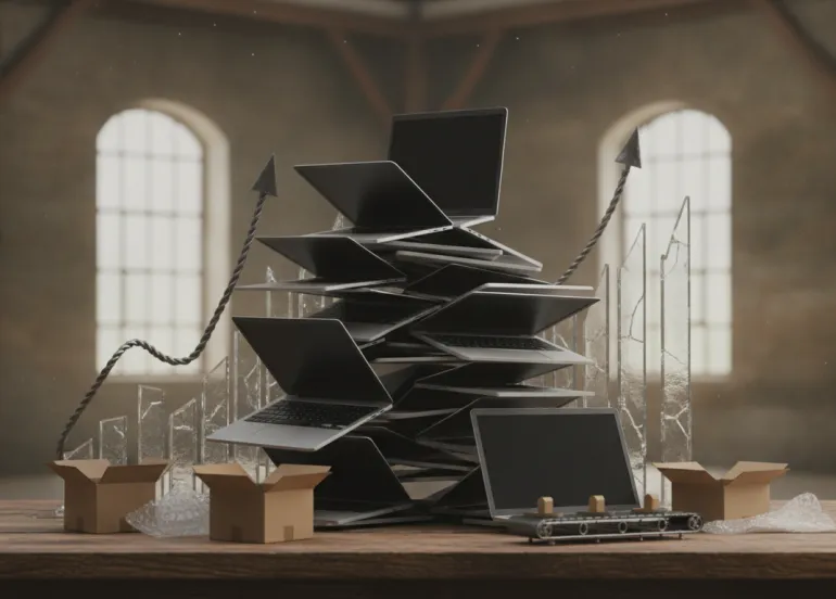 Mercato Laptop 2027: Prezzi alle stelle e spedizioni in Calo