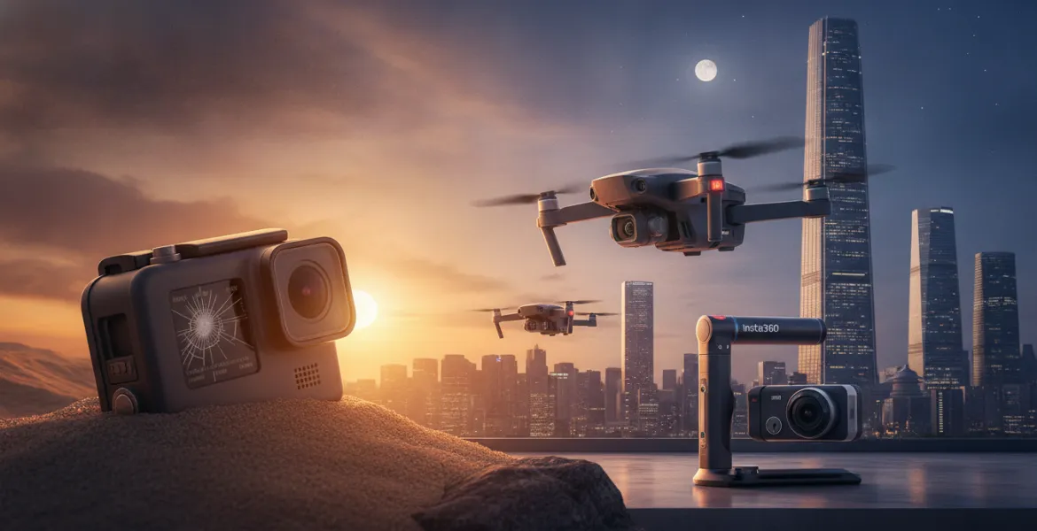 Il tramonto di GoPro e l'ascesa dei giganti di Shenzhen: DJI e Insta360 padroni del mercato