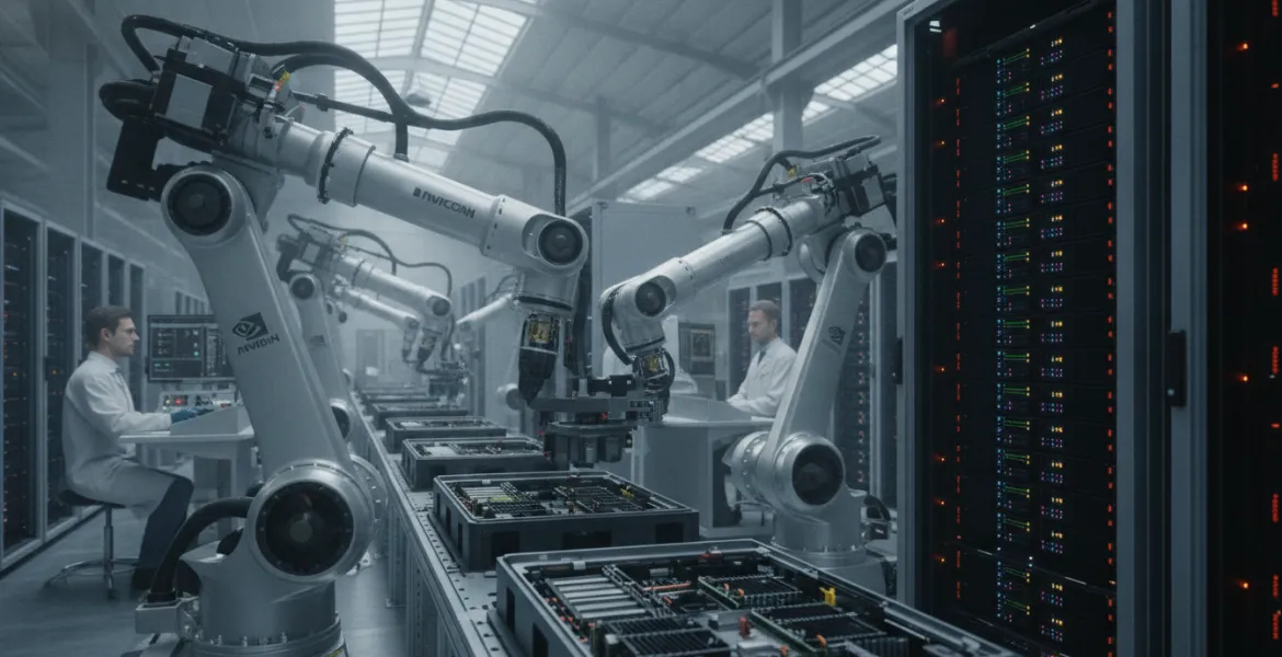 NVIDIA e Foxconn: La nuova era dei robot che costruiscono server AI