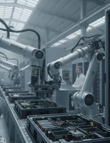 NVIDIA e Foxconn: La nuova era dei robot che costruiscono server AI
