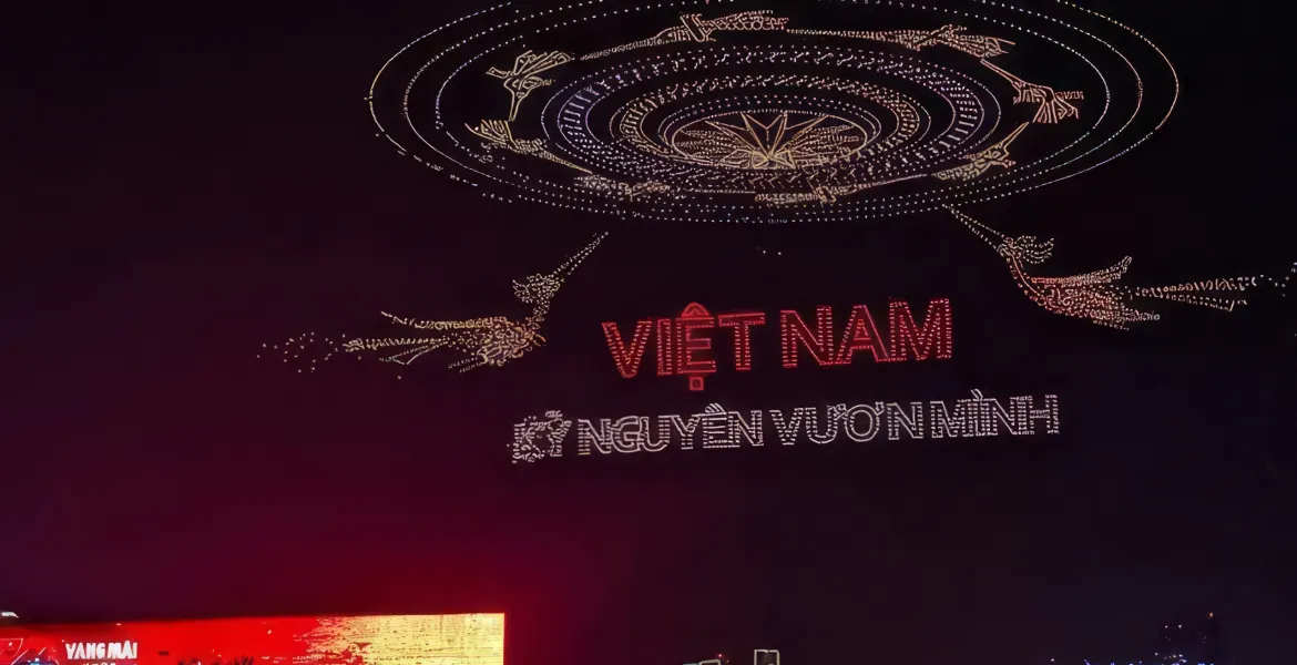 Spettacolo di droni in Vietnam: Nuovo record mondiale
