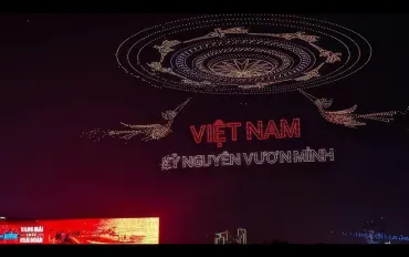 Spettacolo di droni in Vietnam: Nuovo record mondiale