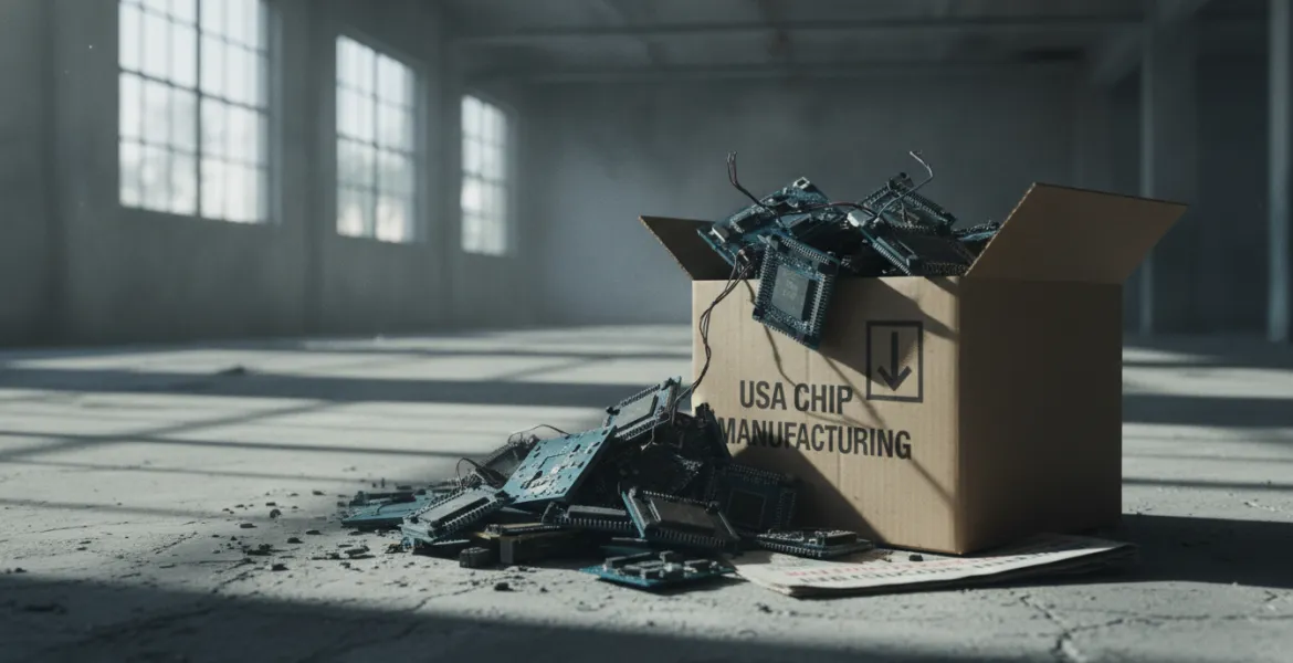 Chip USA: Crollo storico del settore dopo otto sessioni di perdite