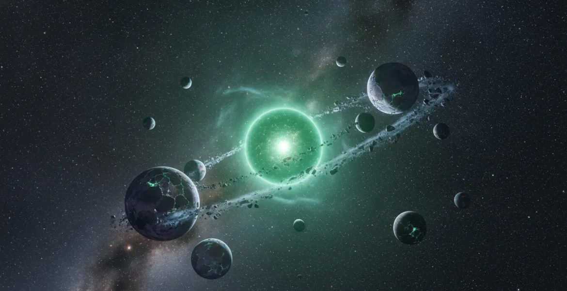 Il mistero della stella smeraldo: la nana bianca WD J1330+6435 svela i segreti dei mondi perduti