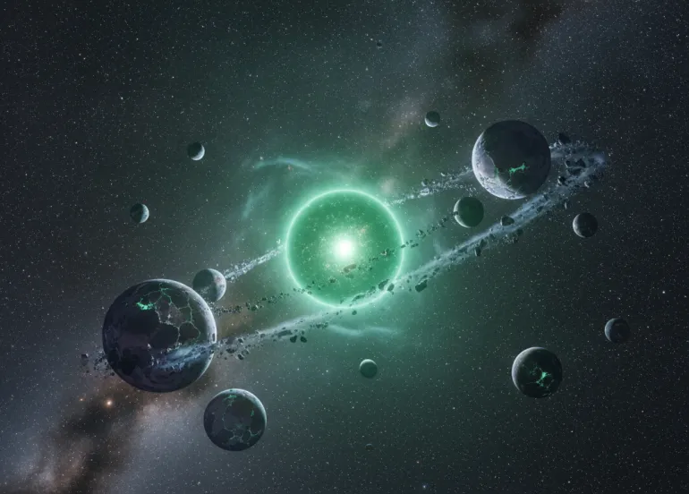 Il mistero della stella smeraldo: la nana bianca WD J1330+6435 svela i segreti dei mondi perduti