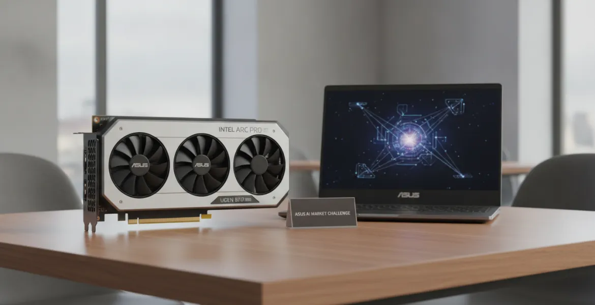 Asus sfida il mercato AI con la rivoluzionaria UGen Intel Arc Pro B70 da 32 GB