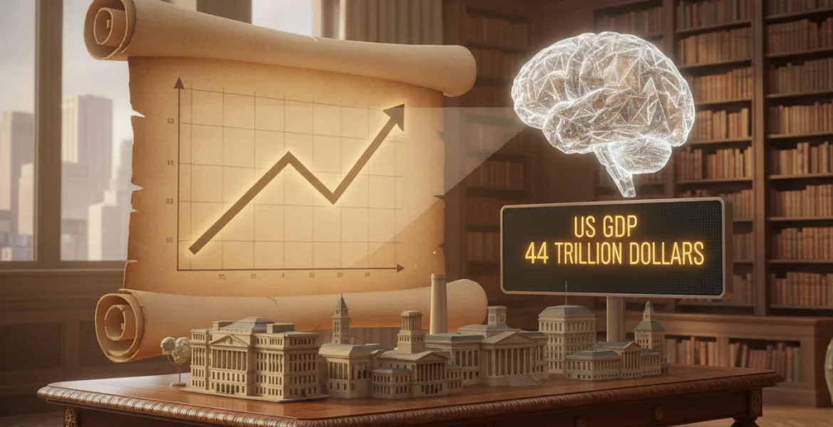 La profezia di Anthropic: l'intelligenza artificiale spingerà il PIL USA a 44 trilioni di dollari