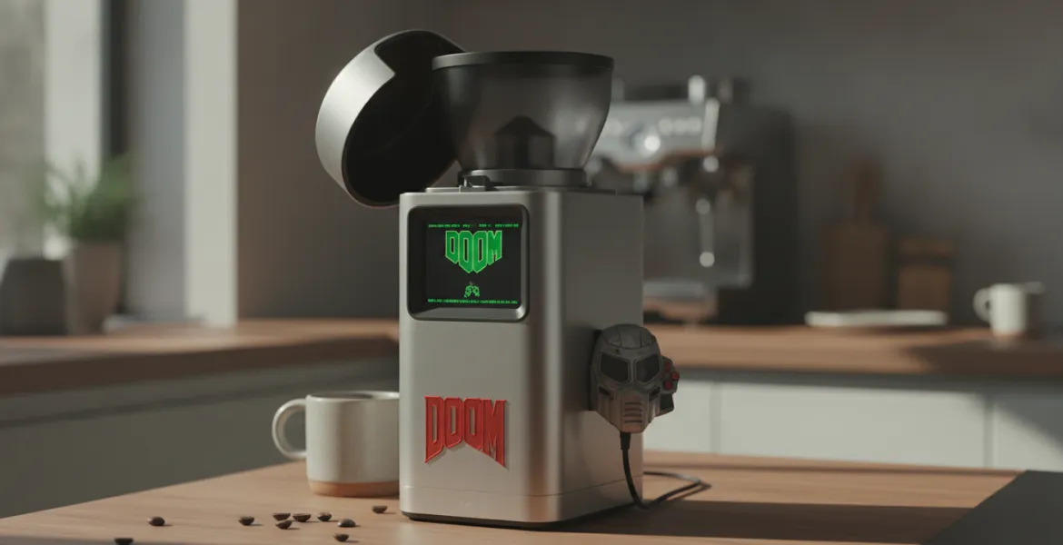 Doom conquista anche la macchina dell'espresso: l'iconico shooter gira su una Fellow da 1500 dollari