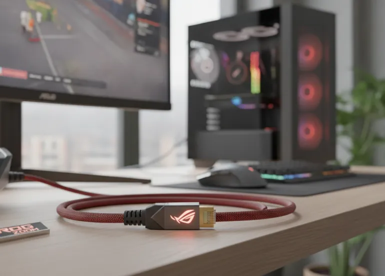 Asus ROG Zoom: la rivoluzione dei cavi Ethernet Cat 8 per il gaming