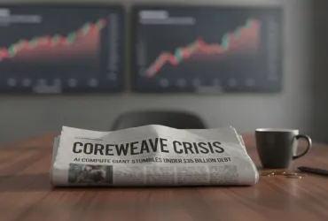 Crisi CoreWeave: il gigante del calcolo AI vacilla sotto un debito da 35 miliardi