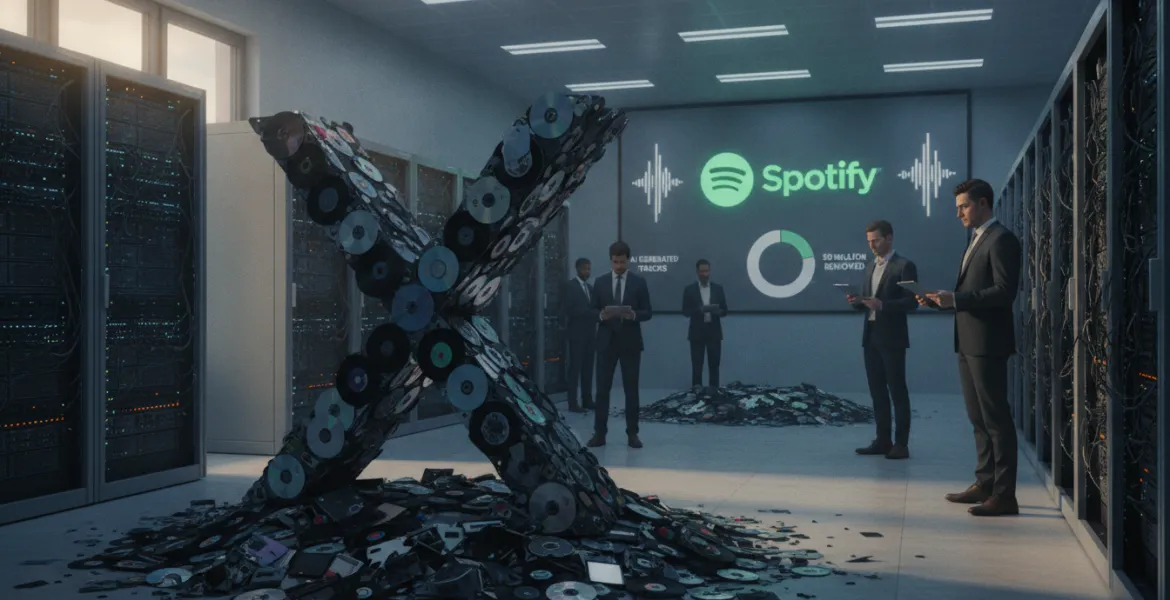 Spotify dichiara guerra al trash musicale: rimossi 50 milioni di brani generati dall'AI