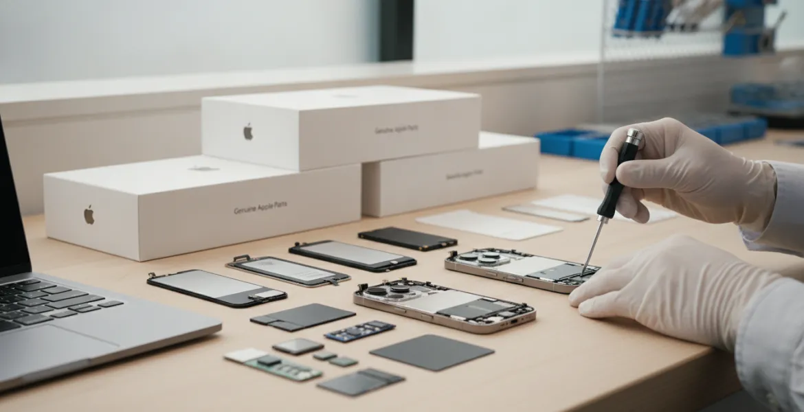 Apple rivoluziona la riparabilità: Ricambi originali per iPhone 18 Pro e Mac M6