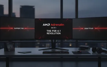 AMD Adrenalin 26.10.1: La rivoluzione FSR 4.1 e il supporto ai titoli del 2026