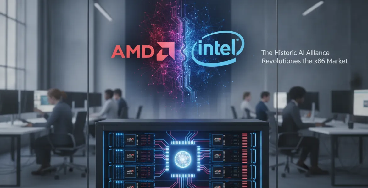 AMD e Intel: l'Alleanza storica per l'IA rivoluziona il mercato x86