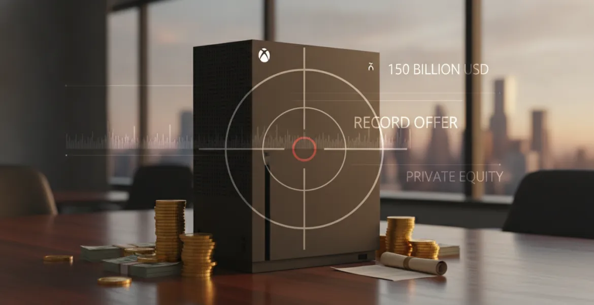 Xbox nel mirino del private equity: offerta record da 150 miliardi di dollari per la divisione gaming