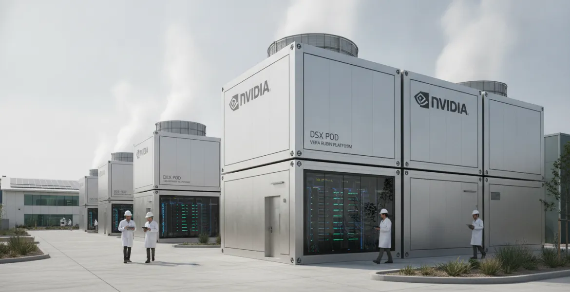 Nvidia rivoluziona il futuro dell'IA: arrivano i data center modulari DSX POD basati sulla piattaforma Vera Rubin