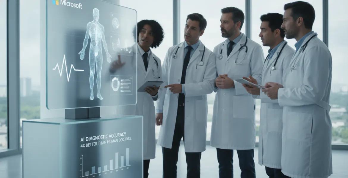 Microsoft rivoluziona la medicina: l'IA diagnostica quattro volte meglio dei medici umani
