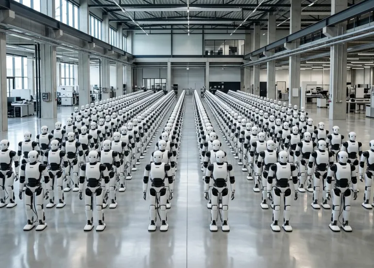 Cina, record mondiale per 110 robot umanoidi in una danza sincronizzata