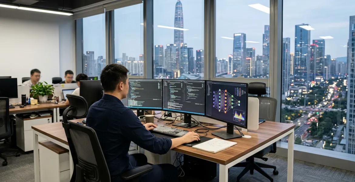 IA in Cina, boom per gli ingegneri FDE: stipendi da un milione di yuan e crescita del 1500%