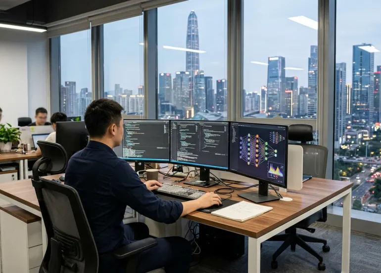 IA in Cina, boom per gli ingegneri FDE: stipendi da un milione di yuan e crescita del 1500%