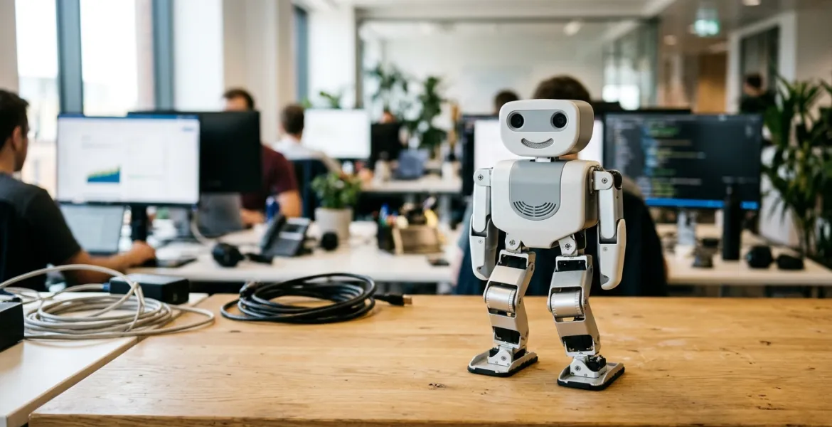 Nvidia, i robot Microduck conquistano il mercato dopo la presentazione di Jensen Huang a Berlino