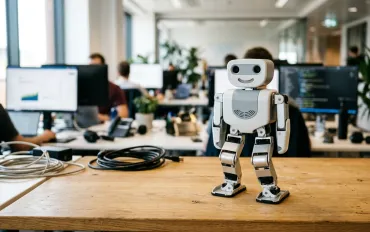 Nvidia, i robot Microduck conquistano il mercato dopo la presentazione di Jensen Huang a Berlino