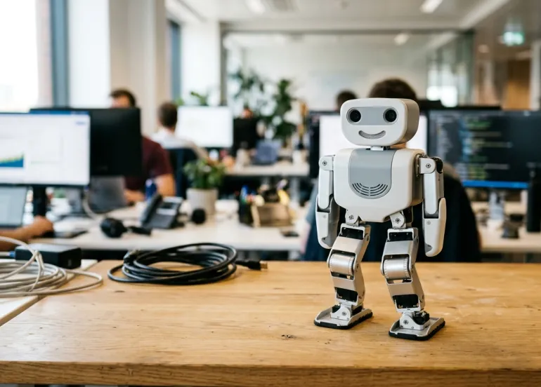 Nvidia, i robot Microduck conquistano il mercato dopo la presentazione di Jensen Huang a Berlino