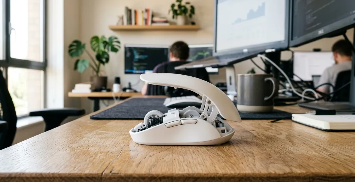 Logitech Pebble Up: debutta il mouse wireless con struttura regolabile ed ergonomia variabile