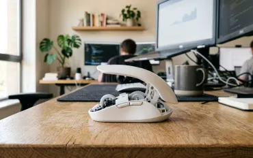 Logitech Pebble Up: debutta il mouse wireless con struttura regolabile ed ergonomia variabile