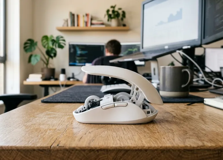Logitech Pebble Up: debutta il mouse wireless con struttura regolabile ed ergonomia variabile