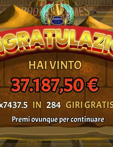 Colpo Fortunato:  Vincita Record alla slot 'Book of Tomes'