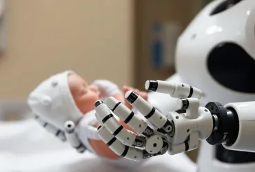 Innovazione da guinness: Robot madre porta a termini bambini mani