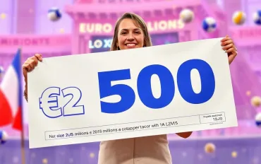 Francia fortunata: vince il Jackpot record di 250 milioni