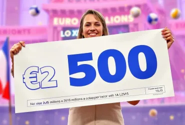 Francia fortunata: vince il Jackpot record di 250 milioni