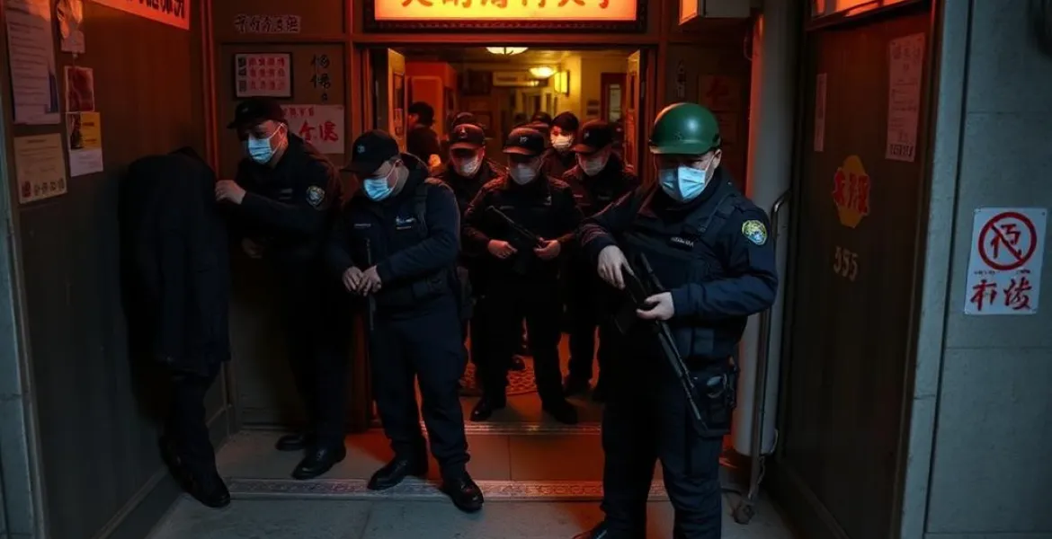 Maxi Blitz Anti-Mafia: Centinaia di arresti e 17 covi chiusi a Hong Kong