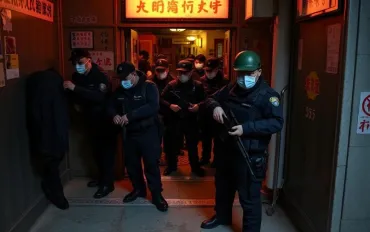 Maxi Blitz Anti-Mafia: Centinaia di arresti e 17 covi chiusi a Hong Kong