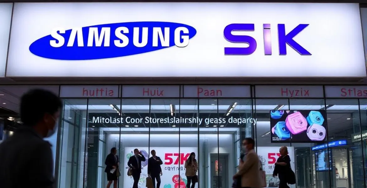 Shock nei mercati asiatici: Le azioni di Samsung e SK hynix in calo drastico