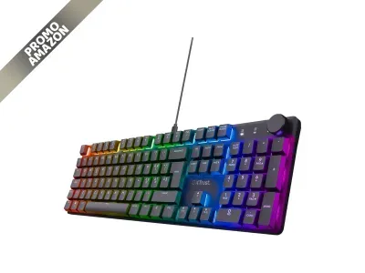 Trust Gaming - GXT 866 Torix: Tastiera meccanica QWERTY, RGB, Huano, Anti-Ghosting, programmabile su amazon