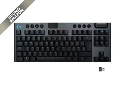 Logitech G915 TKL - G915 TKL: tastiera gaming wireless tenkeyless, GL-Tactile, RGB, 40 ore batteria, QWERTY