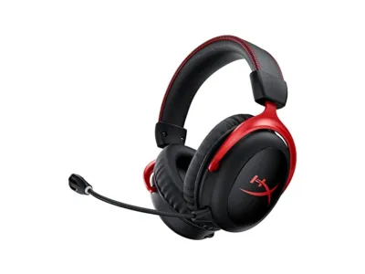 HyperX - Cloud II Wireless: cuffie gaming senza filo, 2,4 GHz, autonomia 30 ore, cuscinetti in memory foam