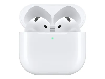 Apple - AirPods 4: auricolari wireless Bluetooth, audio spaziale, resistenza al sudore, chip H2, 24 ore autonomia