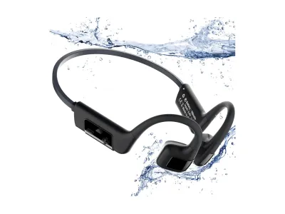 MONODEAL - cuffie subacquee IP68, conduzione ossea, Bluetooth 5.4, 32GB, per nuoto, surf, corsa