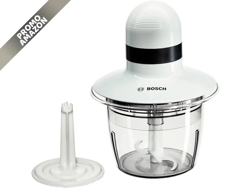 Bosch MMR08A1 Tritatutto, efficace e compatto con potenza da 400W, colore bianco elegante