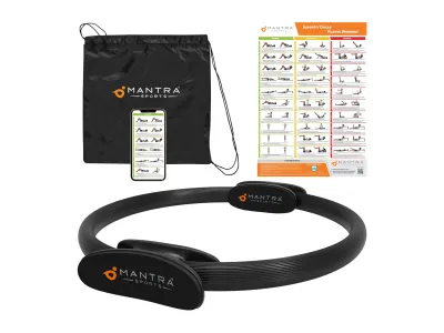 MANTRA SPORTS - Pilates Ring Fit, Magic Circle per pavimento pelvico, cosce e fitness a casa