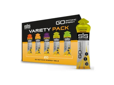 Science - in Sport GO Energy Gel 20x60ml Vegano: gel isotonic con 22g di carboidrati, energia rapida